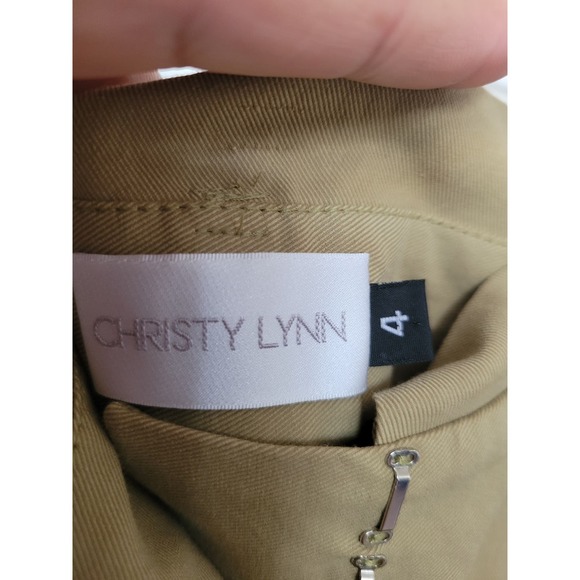 Christy Lynn The Jinco Pant Wide Leg Khaki Size 4 - Picture 7 of 7